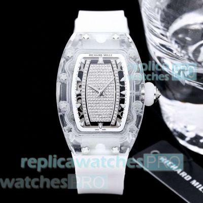 Swiss Copy Richard Mille RM07-02 Gemset Sapphire Watch Diamond Dial